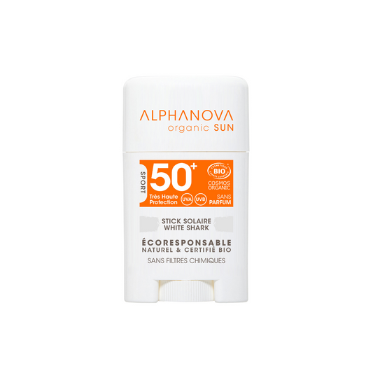 Alphanova Sun Zonnen 12 Gram Alphanova Sun Sun stick face white SPF50+ 12 Gram