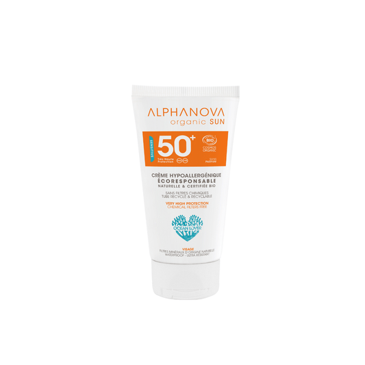 Alphanova Sun Zonnen 50 Gram Alphanova Sun Sun creme bij zonne allergie en waterproof SPF50 50 Gram