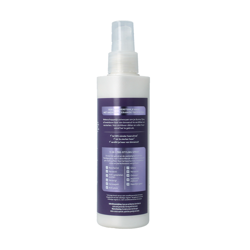 Andrelon Haarverzorging 200 Milliliter Andrelon Pre styling spray thick & full 200 Milliliter
