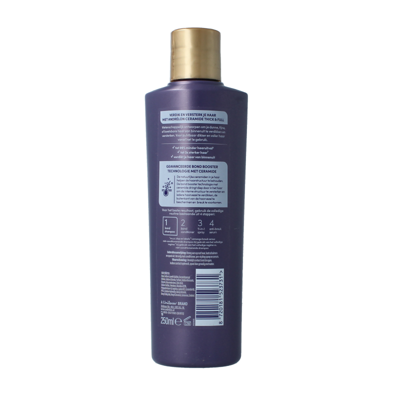 Andrelon Haarverzorging 250 Milliliter Andrelon Shampoo thick & full 250 Milliliter
