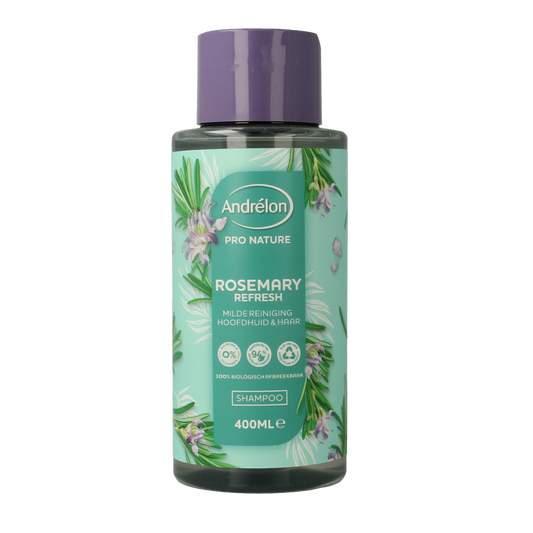 Andrelon Haarverzorging 400 Milliliter Andrelon Shampoo pro nature  rosemary refresh 400 Milliliter