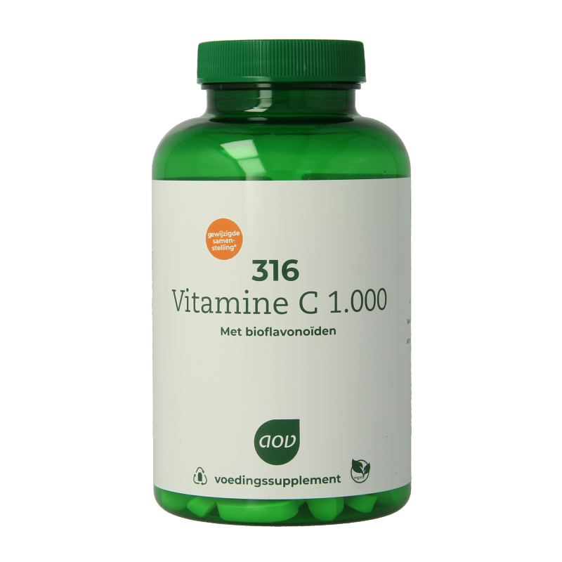 AOV Vitamine Enkel 180 Tabletten AOV 316 Vitamine C 1000mg 180 Tabletten