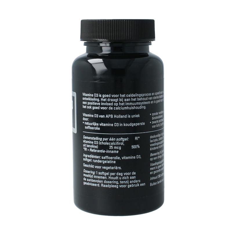 APB Holland Vitamine Enkel 360 Softgels APB Holland Vitamine D3 1000IU 25mcg 360 Softgels