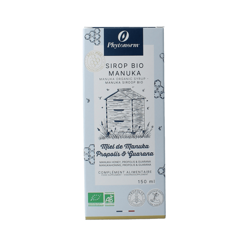 Aprolis Kruidenpreparaten 150 Milliliter Aprolis Siroop manuka propolis guarana bio 150 Milliliter