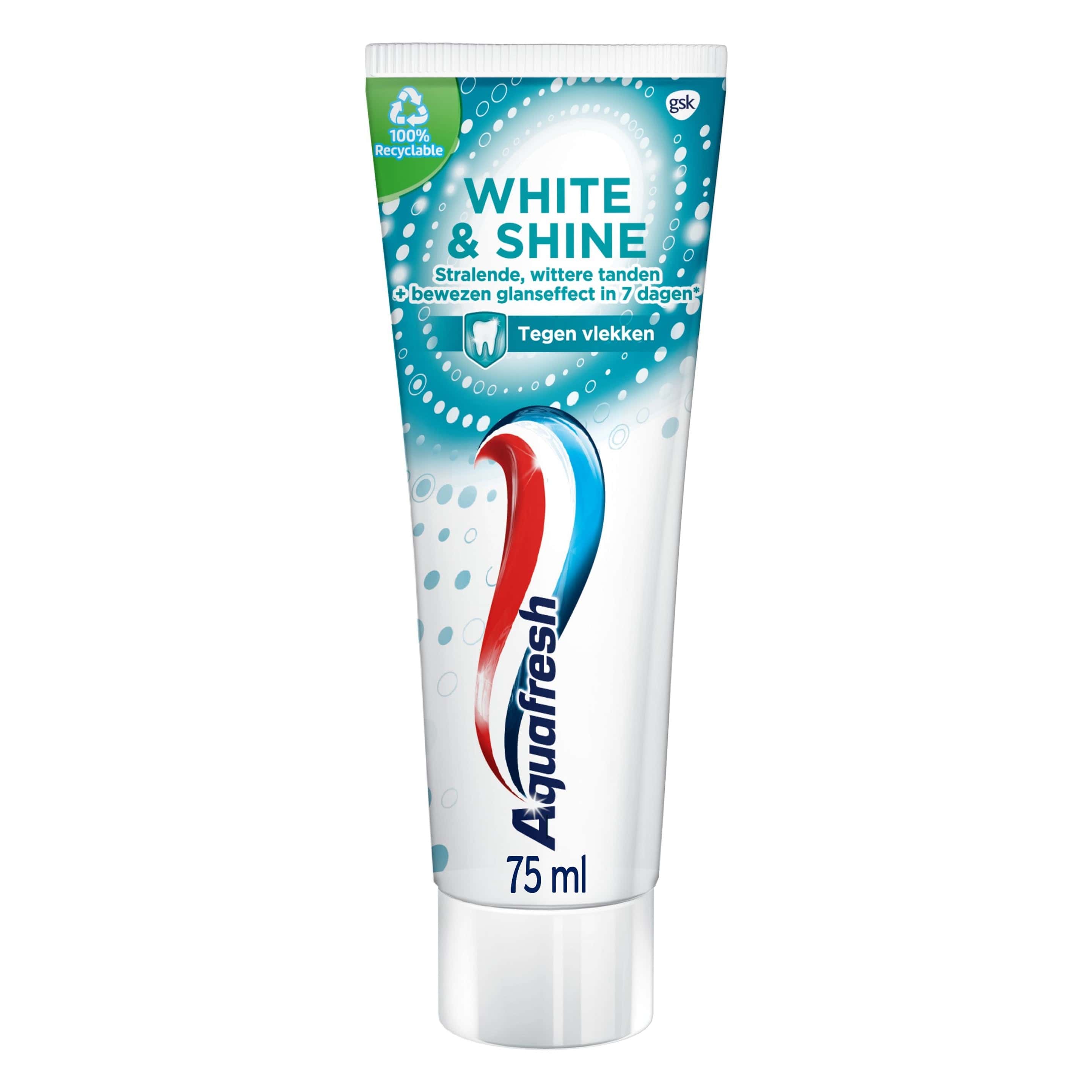 Aquafresh Tandpasta 75 Milliliter Aquafresh Tandpasta white & shine 75 Milliliter