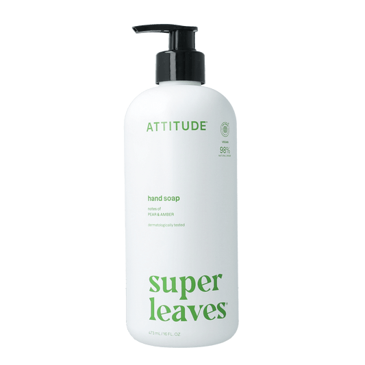 Attitude Zeep 473.00 Milliliter Attitude Super leaves handzeep pear & amber 473.00 Milliliter