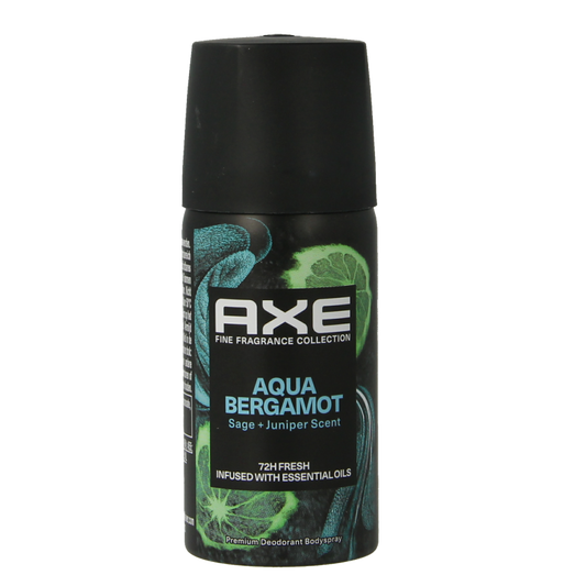 AXE Lichaamsverzorging 35 Milliliter AXE Deodorant bodyspray aqua bergamot 35 Milliliter