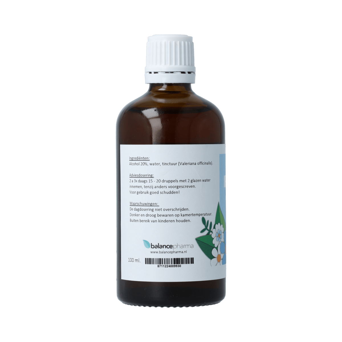 Balancepharma Kruidenpreparaten 100.00 Milliliter Balancepharma Valeriana officinalis tincturen 100.00 Milliliter