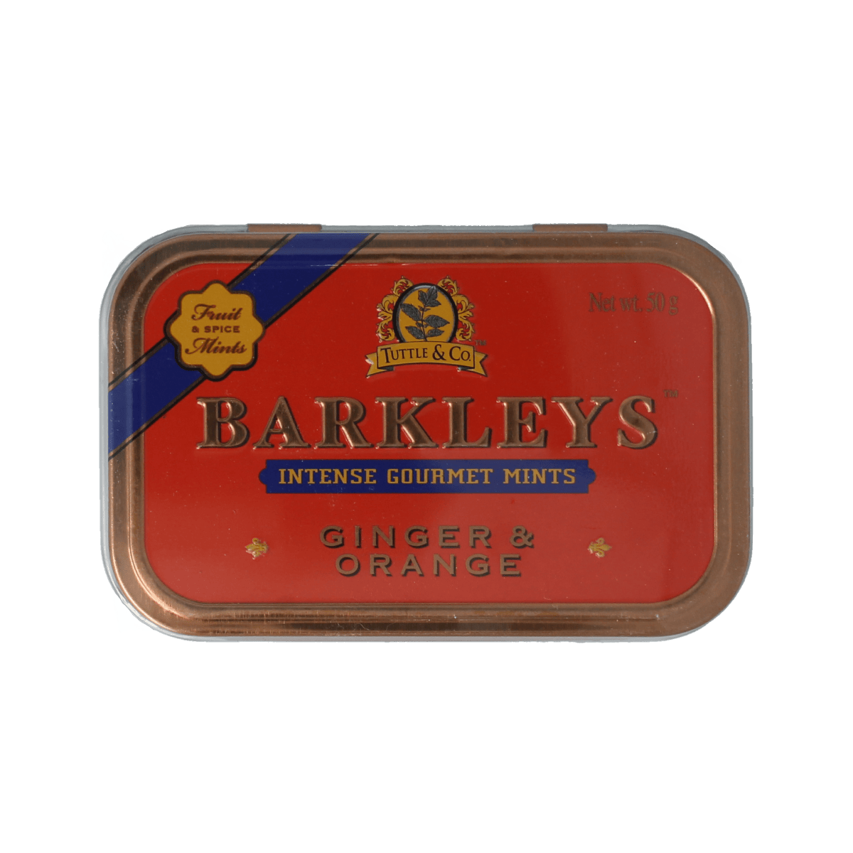 Barkleys Snoepgoed 50.00 Gram Barkleys Mints ginger & orange 50.00 Gram
