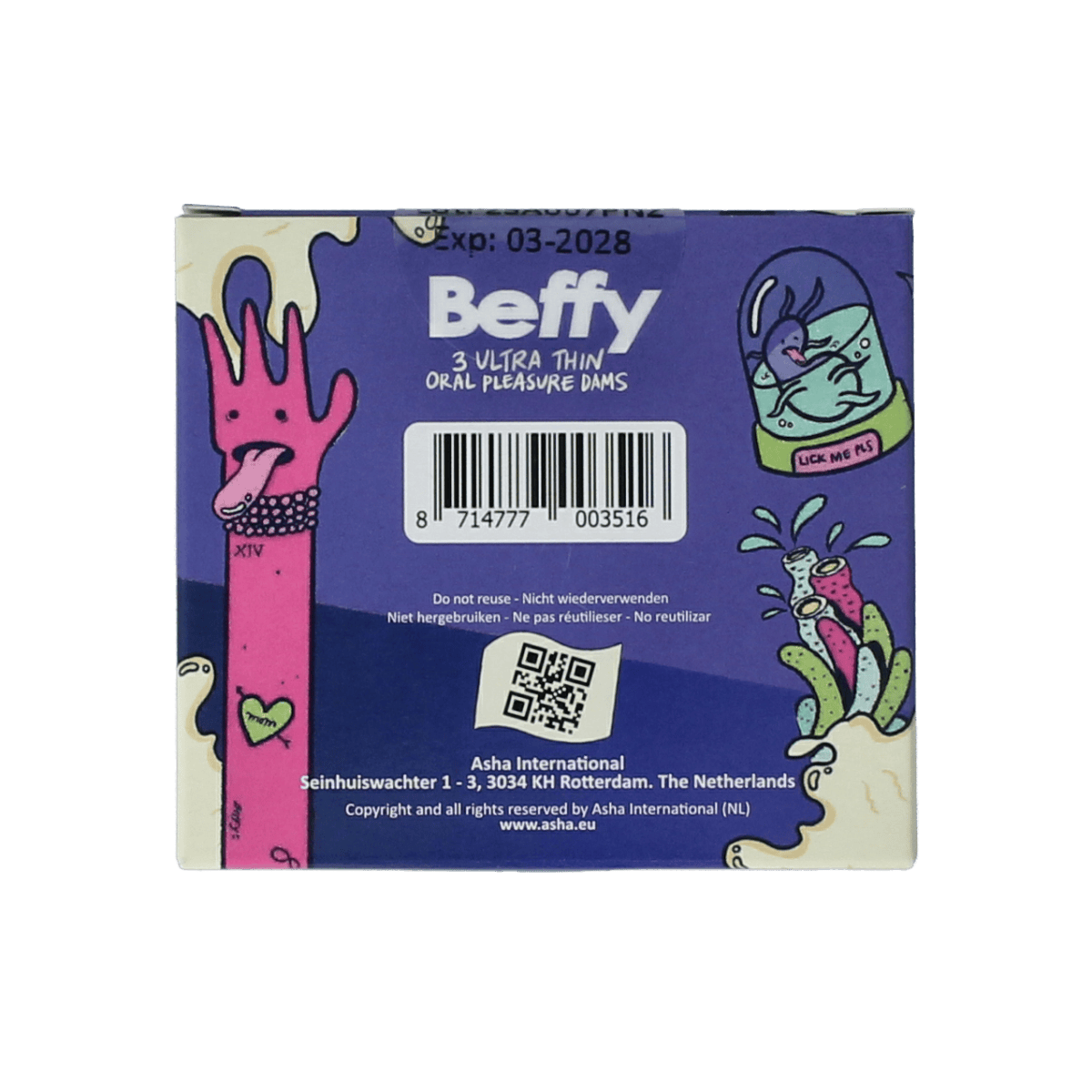 Beffy Erotiek 3.00 Stuks Beffy Beflapjes aroma neutraal 3.00 Stuks