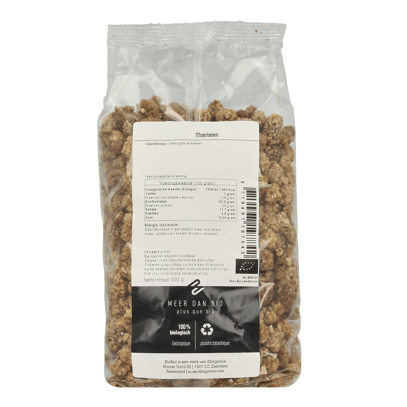 Bionut Raw en Superfoods 500 Gram Bionut Moerbeien bio 500 Gram