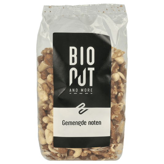Bionut Snacks en Tussendoortjes 500 Gram Bionut Gemengde noten bio 500 Gram