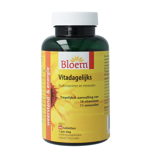 Bloem Vitamine Multi 90 Tabletten Bloem Vitadagelijks multivitamine 90 Tabletten
