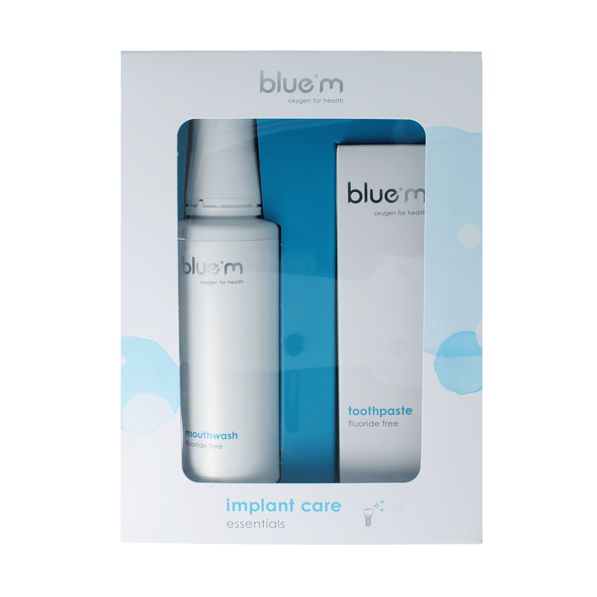 Bluem Mondverzorging 1.00 Set Bluem Implant daily care pack 1.00 Set
