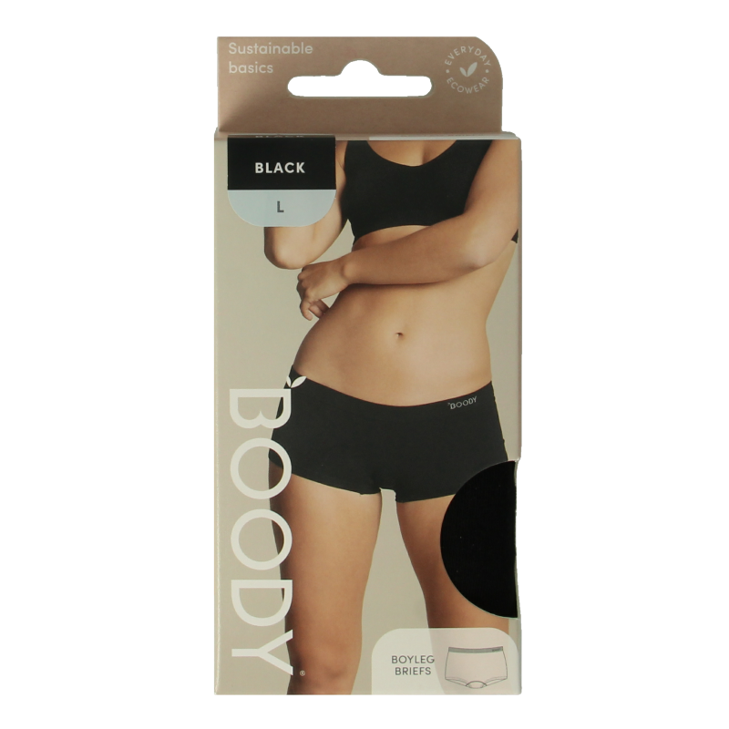 Boody Kleding 1 Stuks Boody  Boyleg damesslip zwart L 1 Stuks