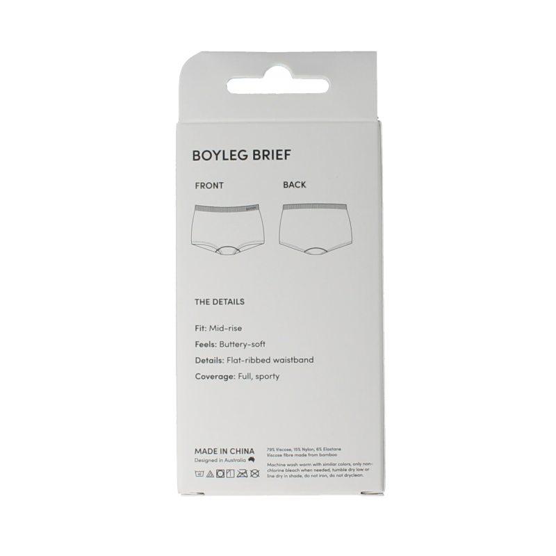 Boody Ondergoed 1 Stuks Boody  Boyleg damesslip zwart M 1 Stuks