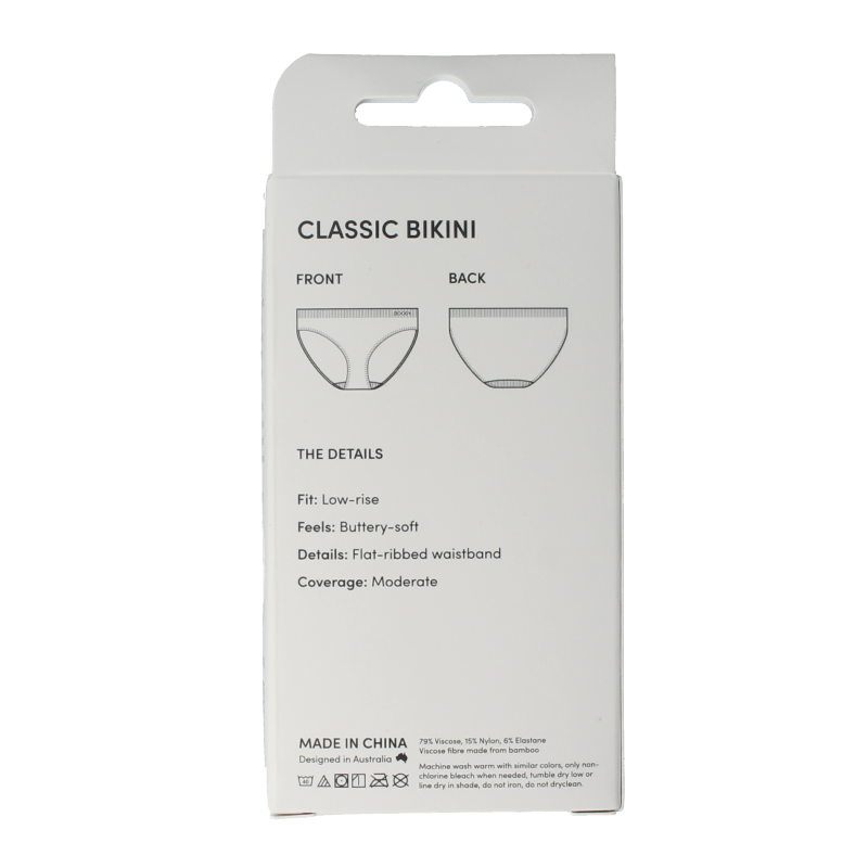 Boody Ondergoed 1 Stuks Boody  Classic bikinislip blush M 1 Stuks