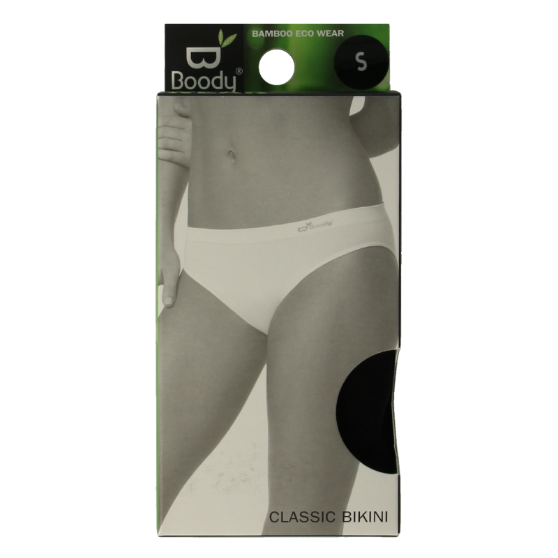 Boody Ondergoed 1 Stuks Boody  Classic bikinislip zwart S 1 Stuks