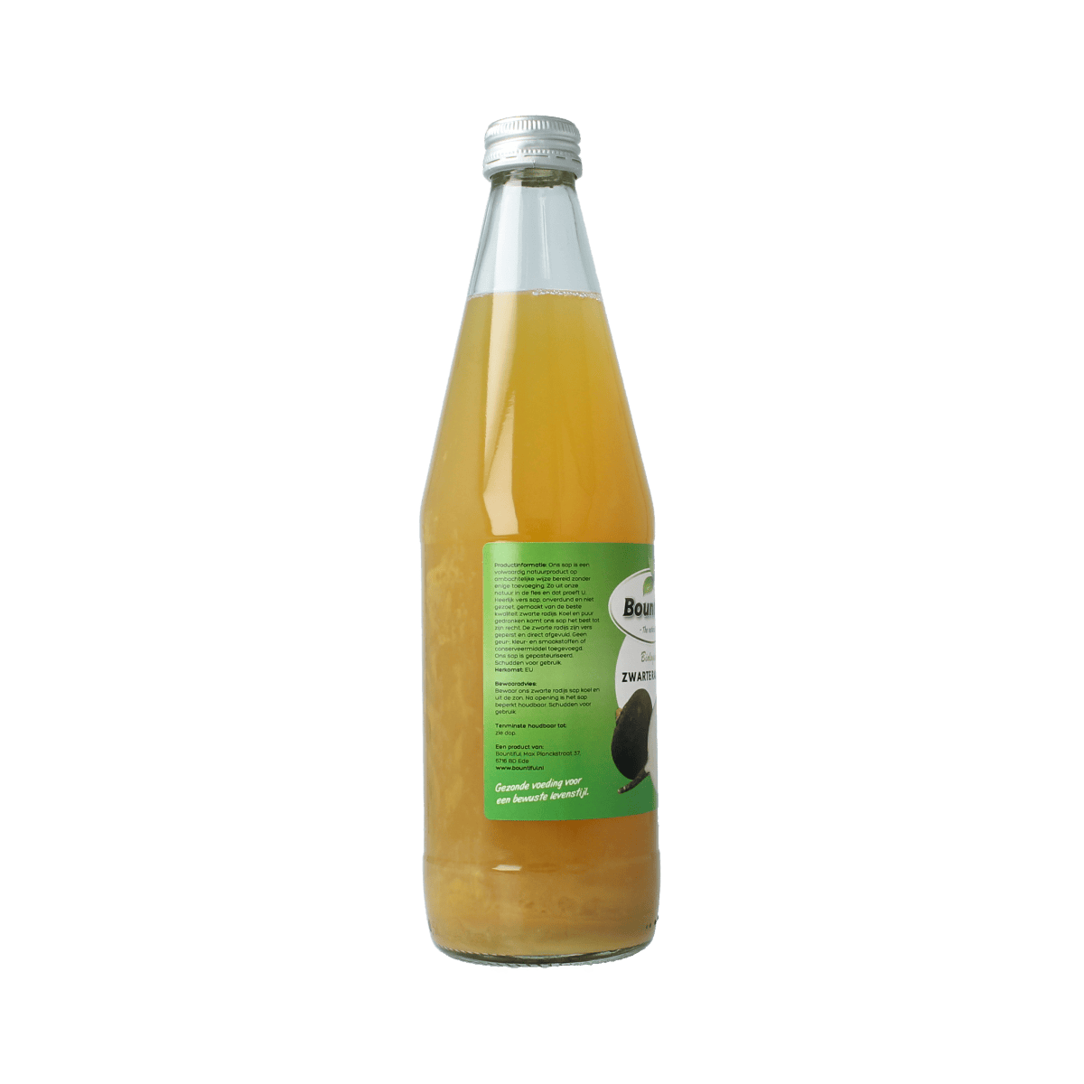 Bountiful Dranken en Sappen 500.00 Milliliter Bountiful Zwarte radijs sap bio 500.00 Milliliter