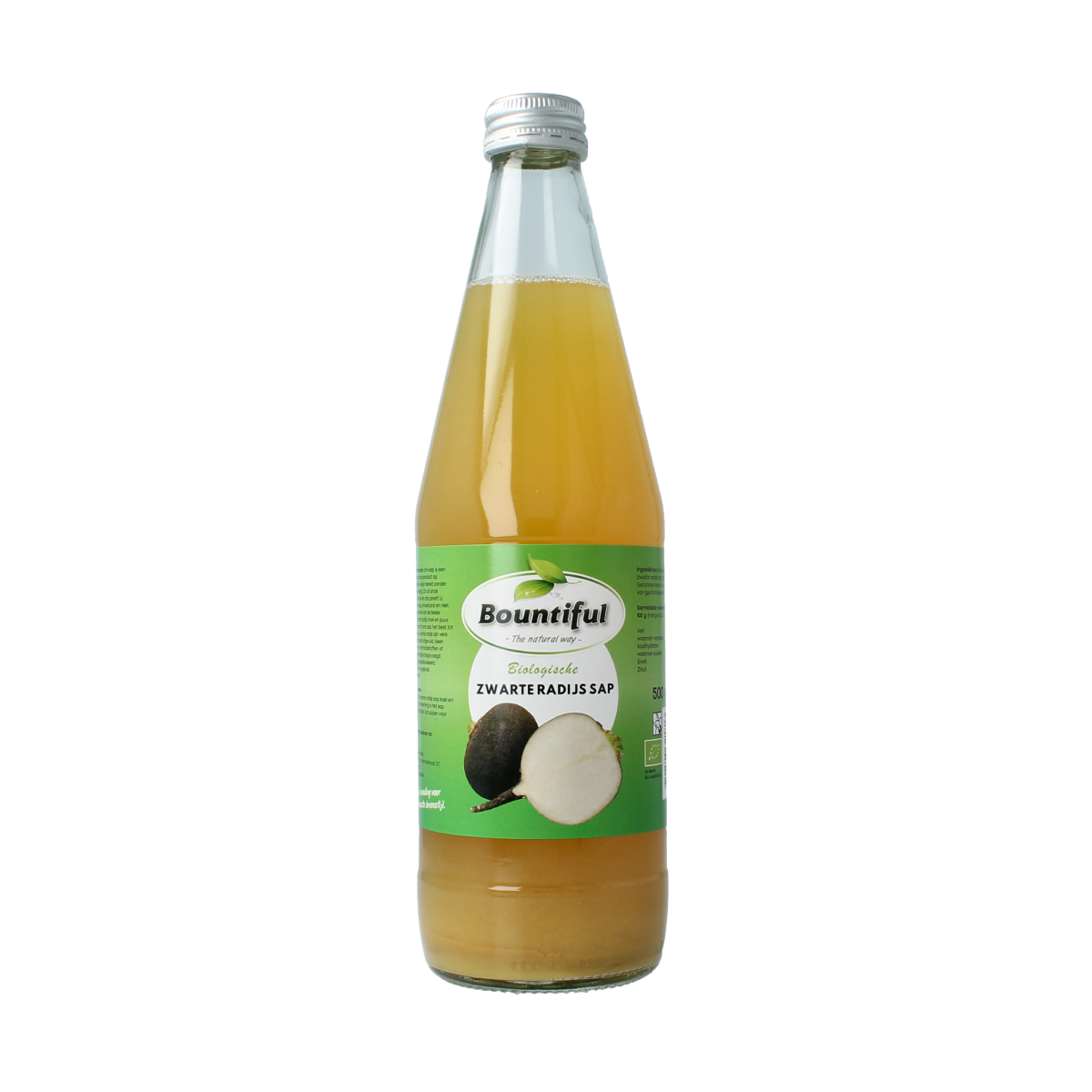 Bountiful Dranken en Sappen 500.00 Milliliter Bountiful Zwarte radijs sap bio 500.00 Milliliter