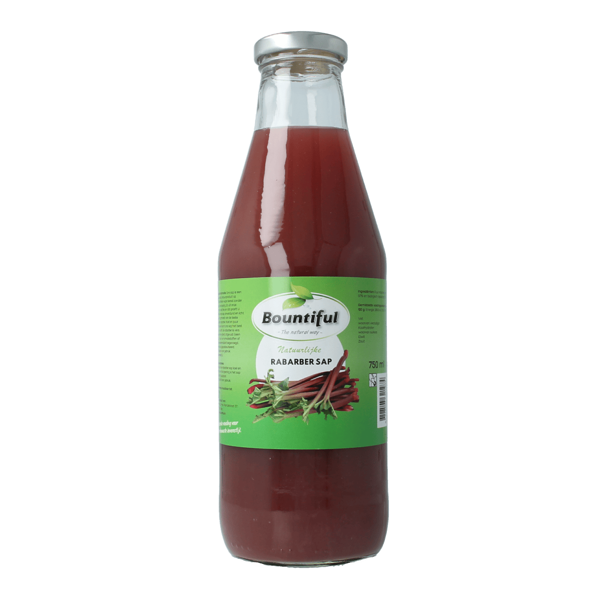 Bountiful Dranken en Sappen 750.00 Milliliter Bountiful Rabarbersap 750.00 Milliliter