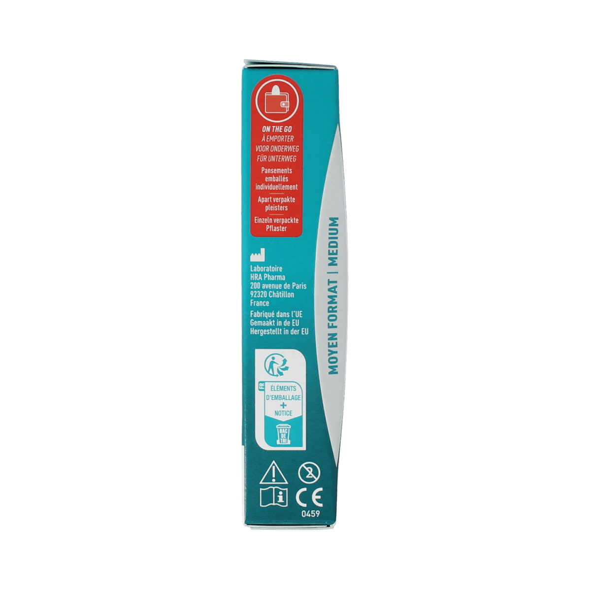 Medium Compeed blister plasters for foot care, shown in a pack of six for effective blister protection from the Compeed brand.