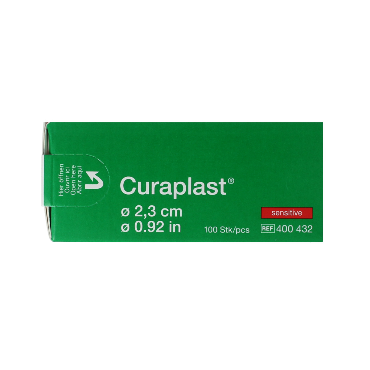 Curaplast Pleisters en Tape 100.00 Stuks Curaplast Sensitive wondpleister rond 2.3cm 100.00 Stuks