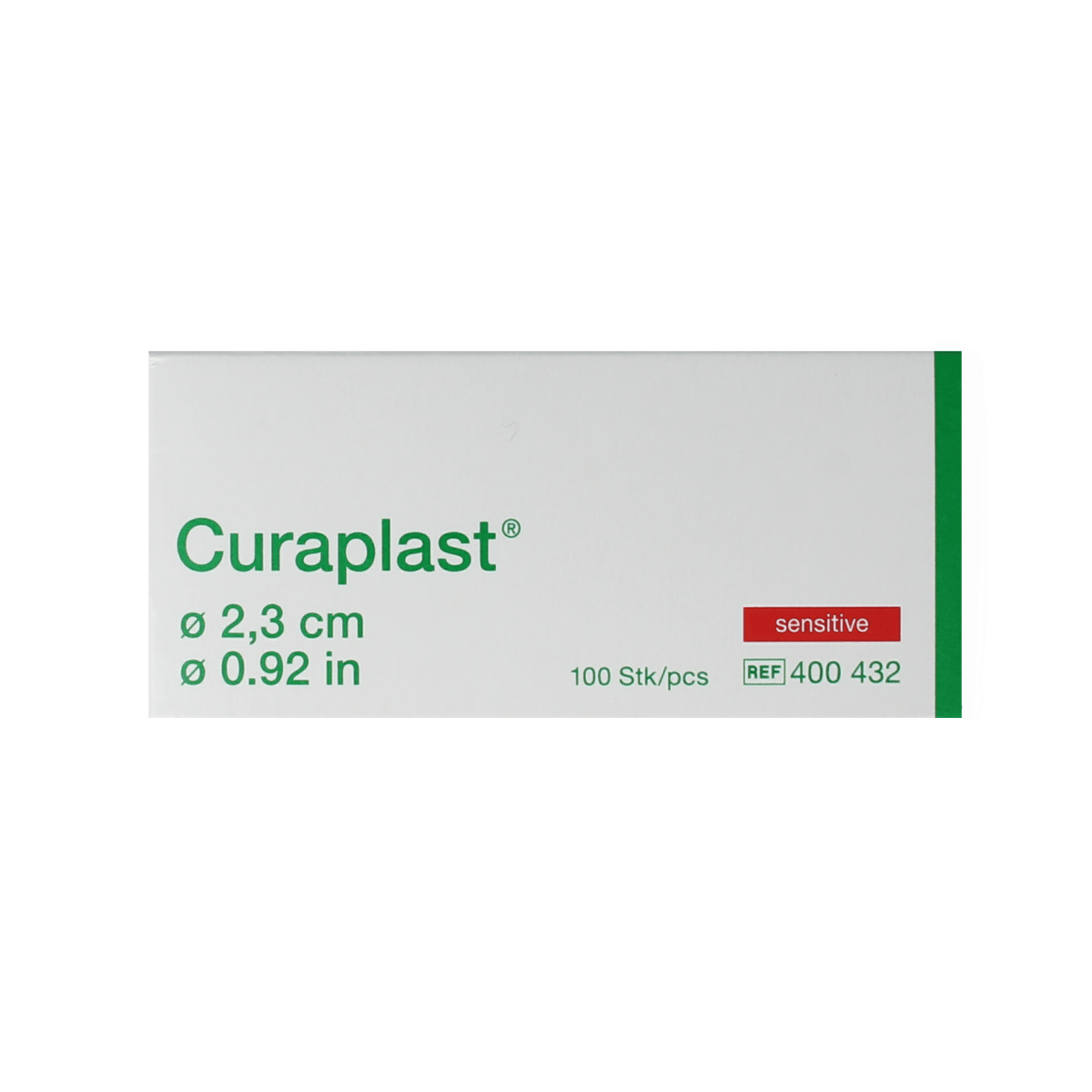 Curaplast Pleisters en Tape 100.00 Stuks Curaplast Sensitive wondpleister rond 2.3cm 100.00 Stuks