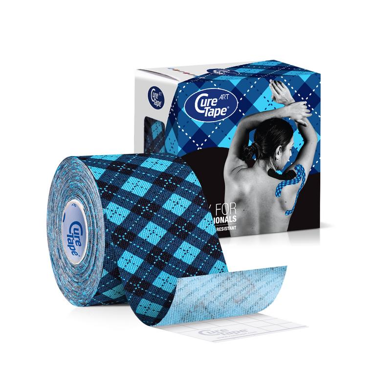 Cure Tape Sporttapes 1 Stuks Cure Tape Art tartan 5cm x 5m 1 Stuks