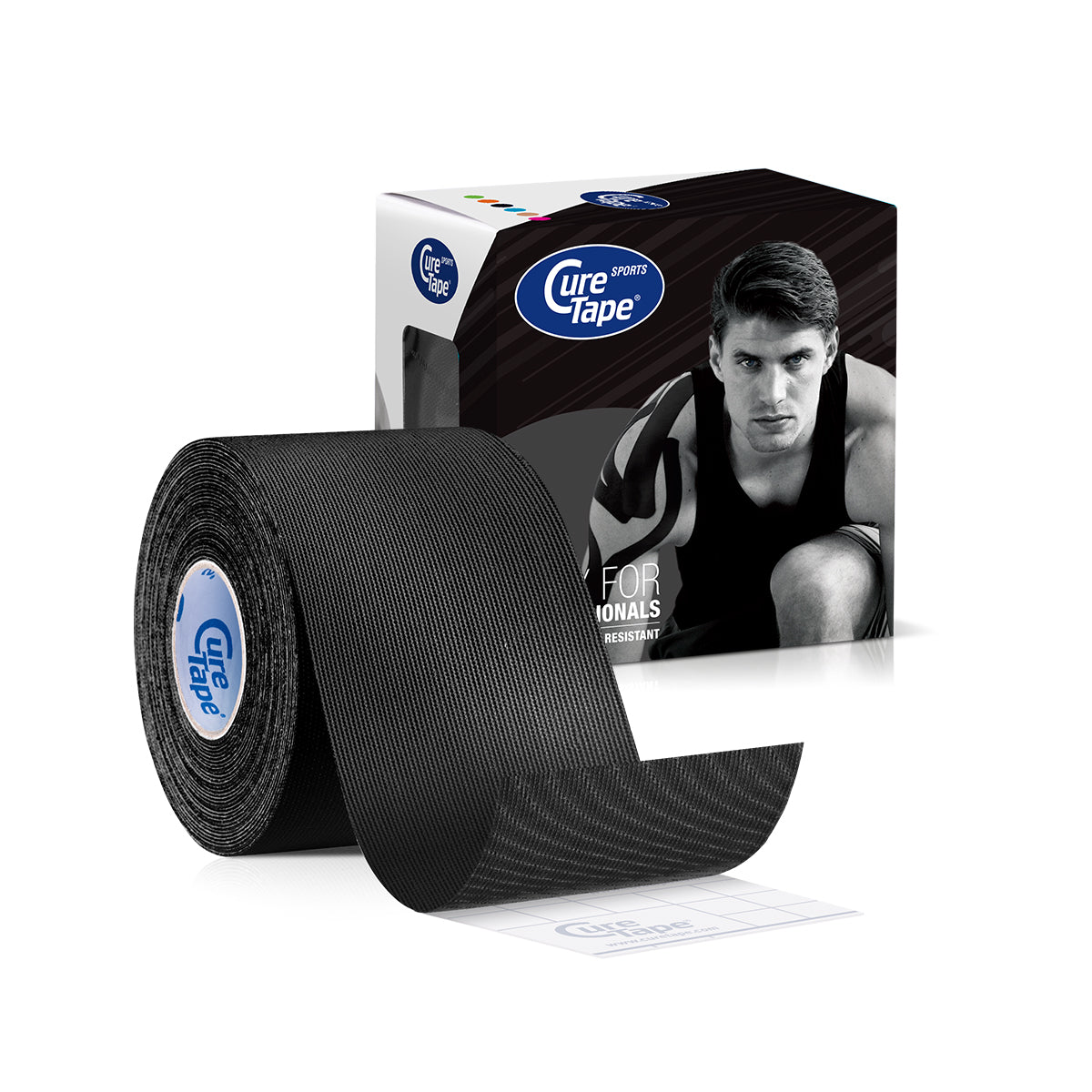 Cure Tape Sporttapes 1 Stuks Cure Tape Sports zwart 5cm x 5m 1 Stuks