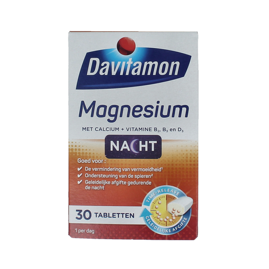 Davitamon Mineralen Multi 30 Tabletten Davitamon Magnesium speciaal voor de nacht 30 Tabletten