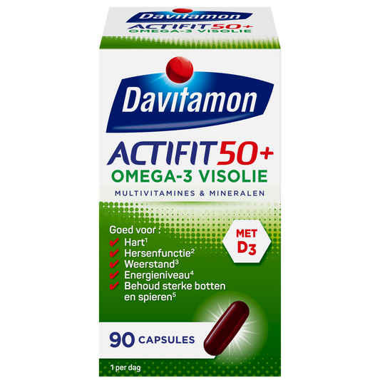 Davitamon Vitamine Multi 90 Capsules Davitamon Actifit 50+ omega 3 90 Capsules
