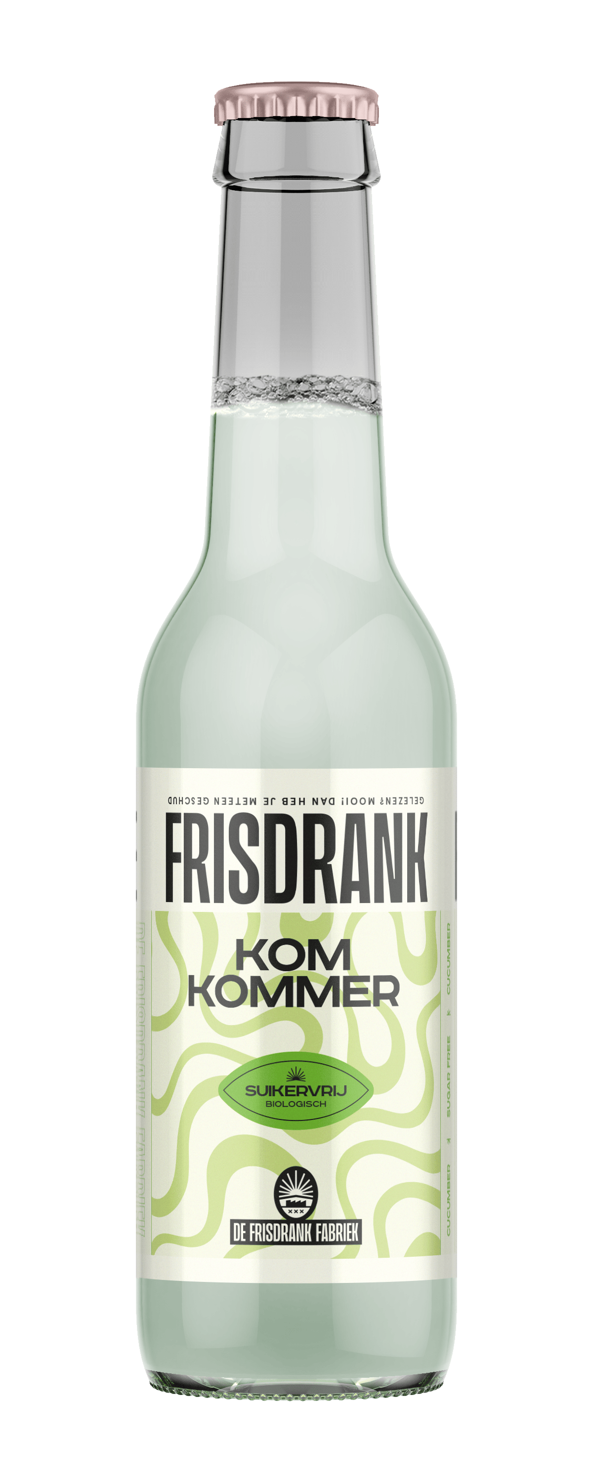 De Frisdrank Fabriek Dranken en Sappen 275.00 Milliliter De Frisdrank Fabriek  Koolzuurhoudende frisdrank komkommer suikervr bio 275.00 Milliliter