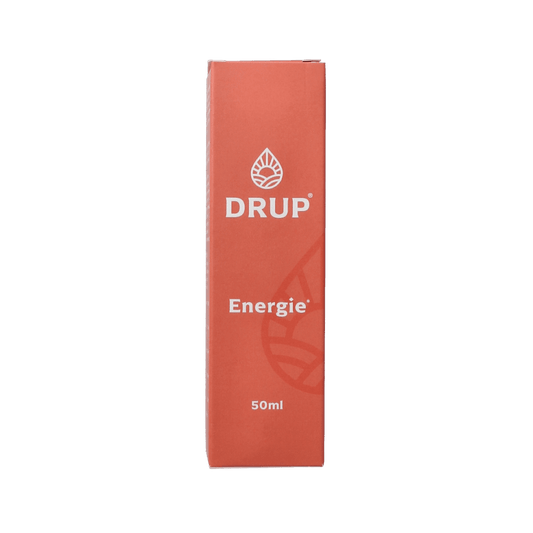 DRUP Kruiden paddenstoelextract energie bottle, herbal supplement in 50ml container, natural herbal extract for energy support