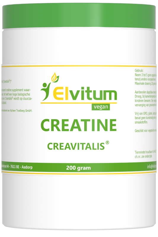 Elvitum Aminozuren 200 Gram Elvitum  Creatine monohydraat Creavitalis 200 Gram