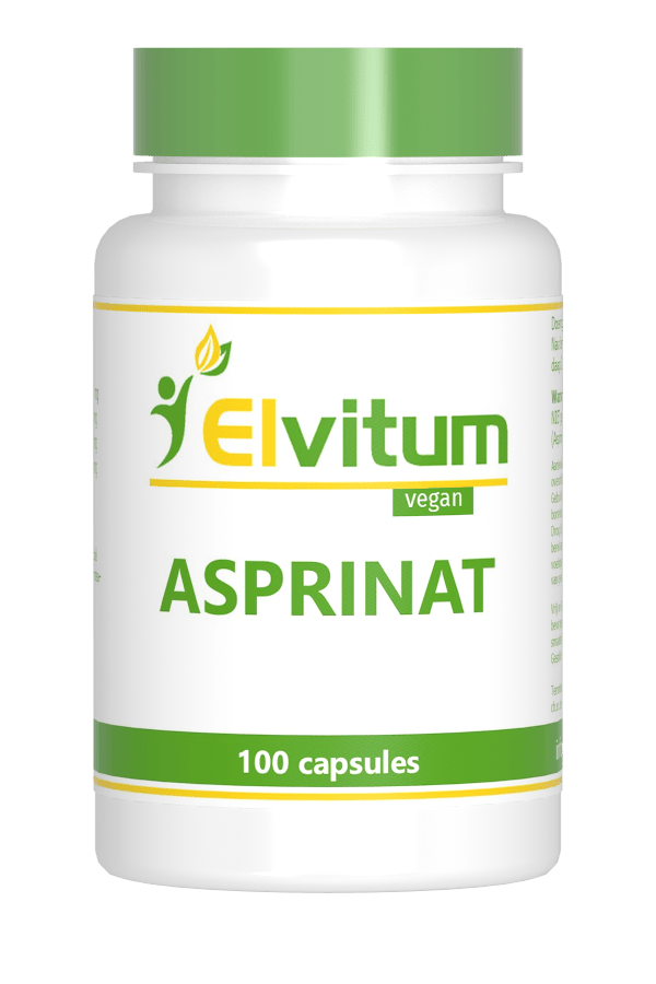 Elvitum Kruidenpreparaten 100 Vegetarische capsules Elvitum  Asprinat 100 Vegetarische capsules
