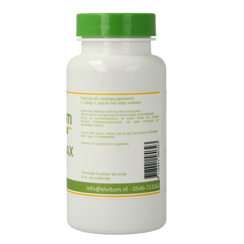 Elvitum Kruidenpreparaten 100 Vegetarische capsules Elvitum  Luteinemax 100 Vegetarische capsules
