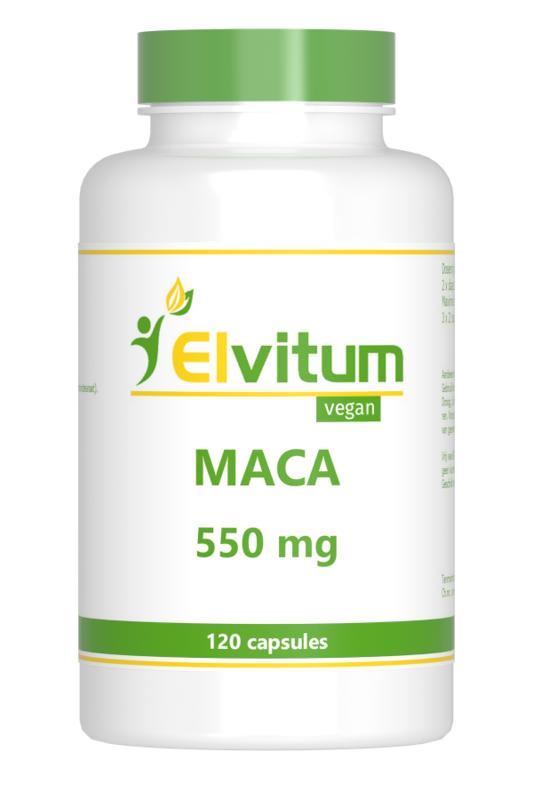 Elvitum Kruidenpreparaten 120 Vegetarische capsules Elvitum  Maca 120 Vegetarische capsules