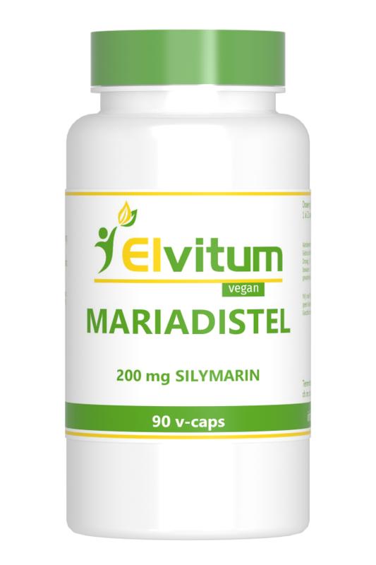 Elvitum Kruidenpreparaten 90 Vegetarische capsules Elvitum  Mariadistel 90 Vegetarische capsules