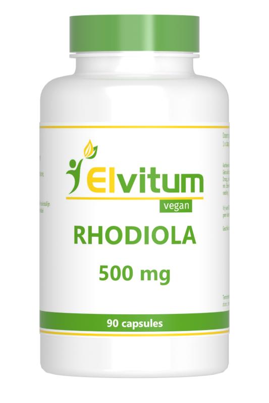 Elvitum Kruidenpreparaten 90 Vegetarische capsules Elvitum  Rhodiola 500mg 90 Vegetarische capsules