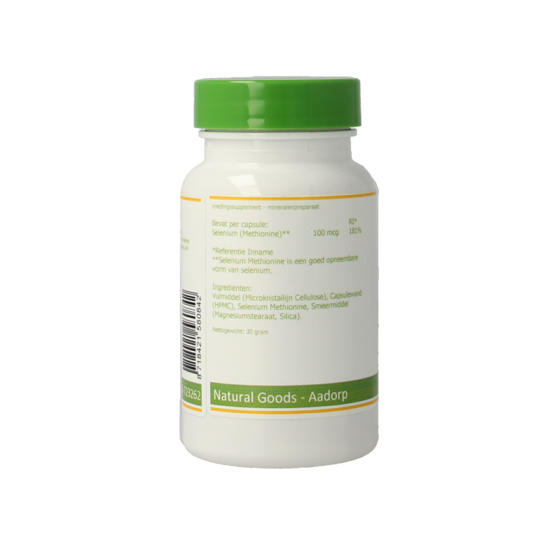 Elvitum Mineralen Enkel 90 Vegetarische capsules Elvitum  Selenium methionine 100mcg 90 Vegetarische capsules