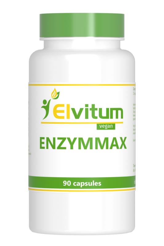 Elvitum Vezels en Enzymen 90 Vegetarische capsules Elvitum  Enzymmax 90 Vegetarische capsules