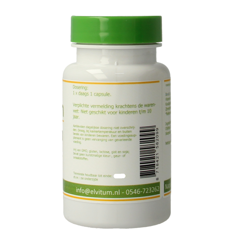 Elvitum Vitamine Enkel 120 Capsules Elvitum  Vitamine D3 3000IE/75mcg 120 Capsules