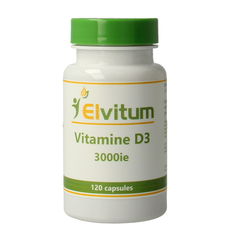 Elvitum Vitamine Enkel 120 Capsules Elvitum  Vitamine D3 3000IE/75mcg 120 Capsules