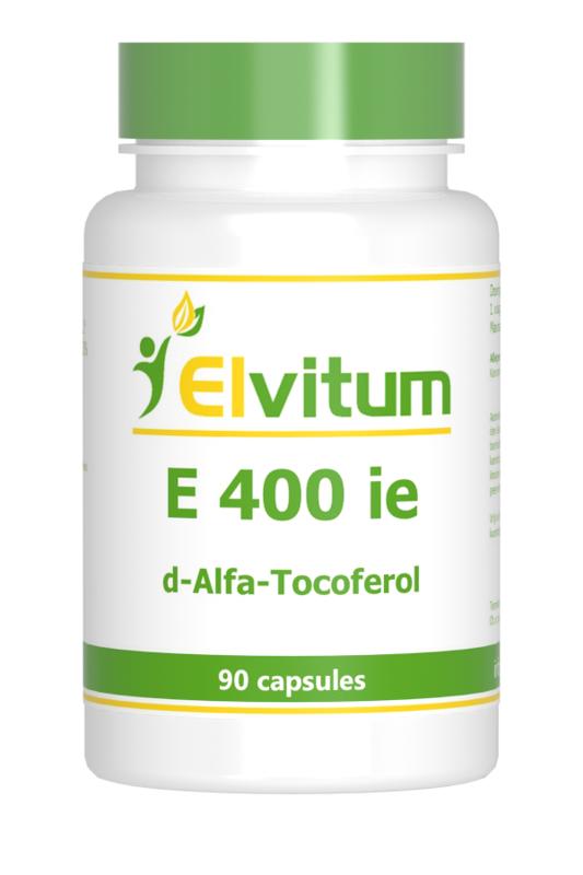 Elvitum Vitamine Enkel 90 Capsules Elvitum  Vitamine E 400IE 90 Capsules