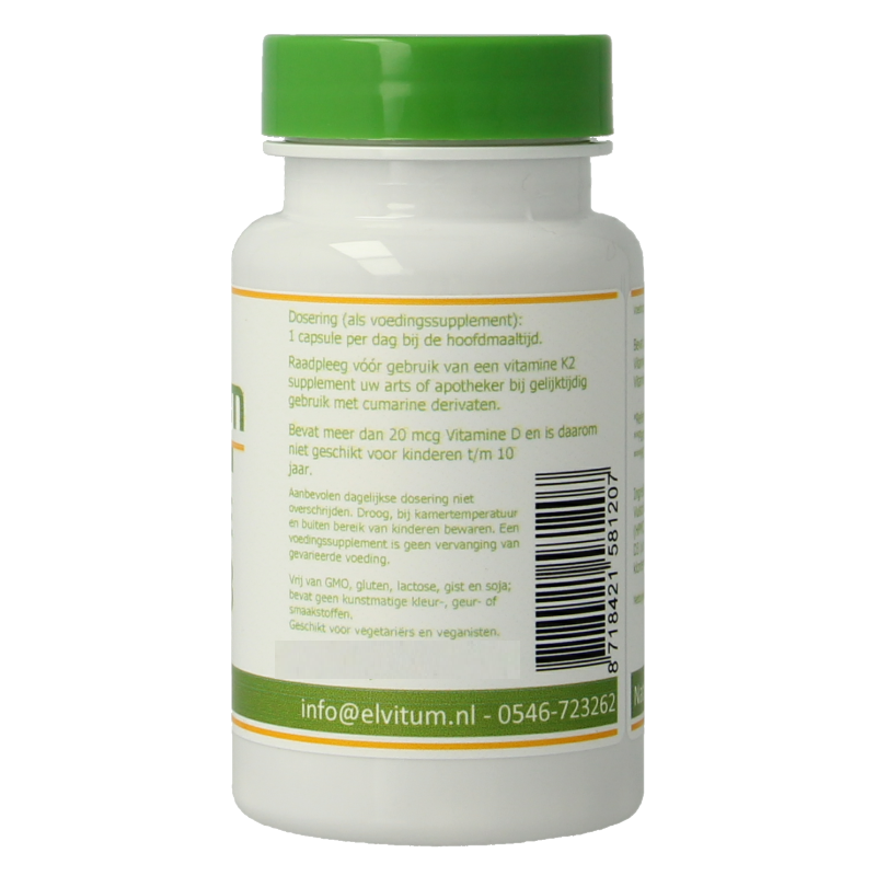 Elvitum Vitamine Multi 90 Vegetarische capsules Elvitum  Vitamine K2 & D3 90 Vegetarische capsules