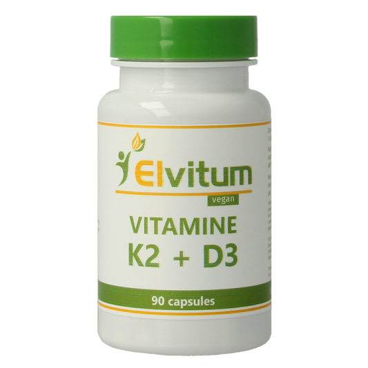 Elvitum Vitamine Multi 90 Vegetarische capsules Elvitum  Vitamine K2 & D3 90 Vegetarische capsules