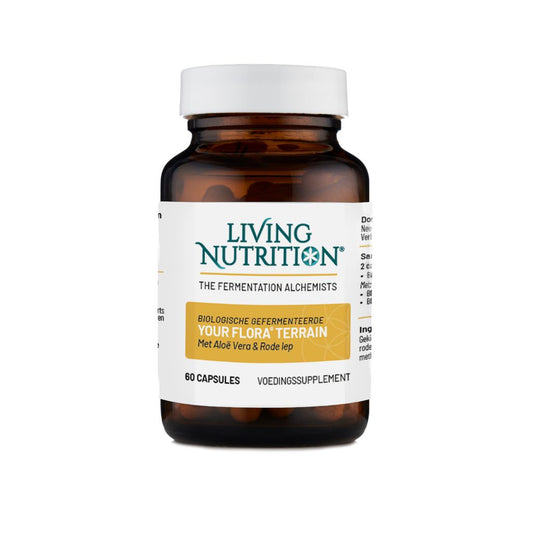 Living Nutrition Your Flora Terrain met aloë vera en rode iep bio 60.00 Capsules