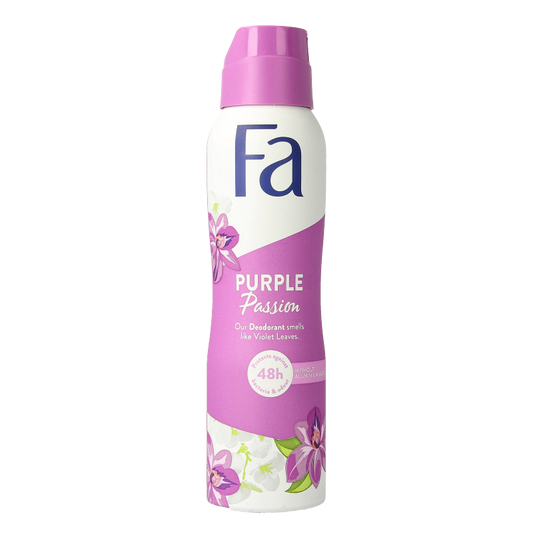 FA Deodorant 150 Milliliter FA Deodorant spray purple passion 150 Milliliter