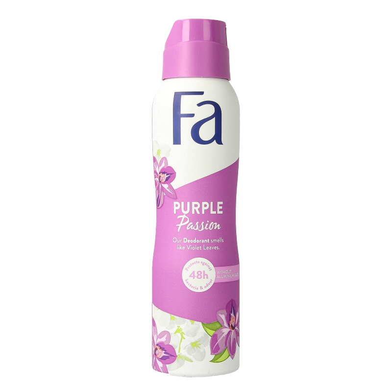 FA Deodorant 150 Milliliter FA Deodorant spray purple passion 150 Milliliter